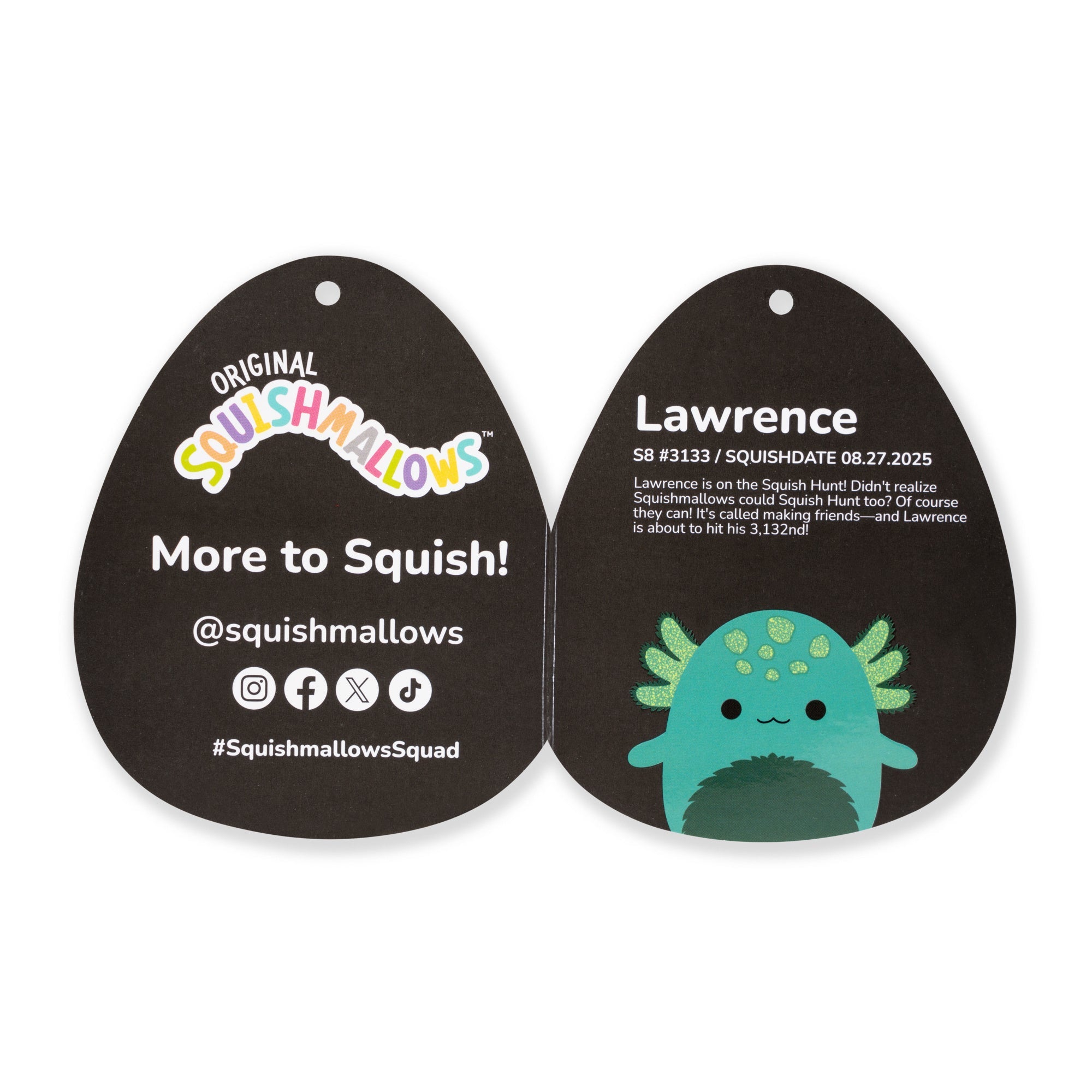 8-Inch Select Series Lawrence the Green Axolotl with Spots