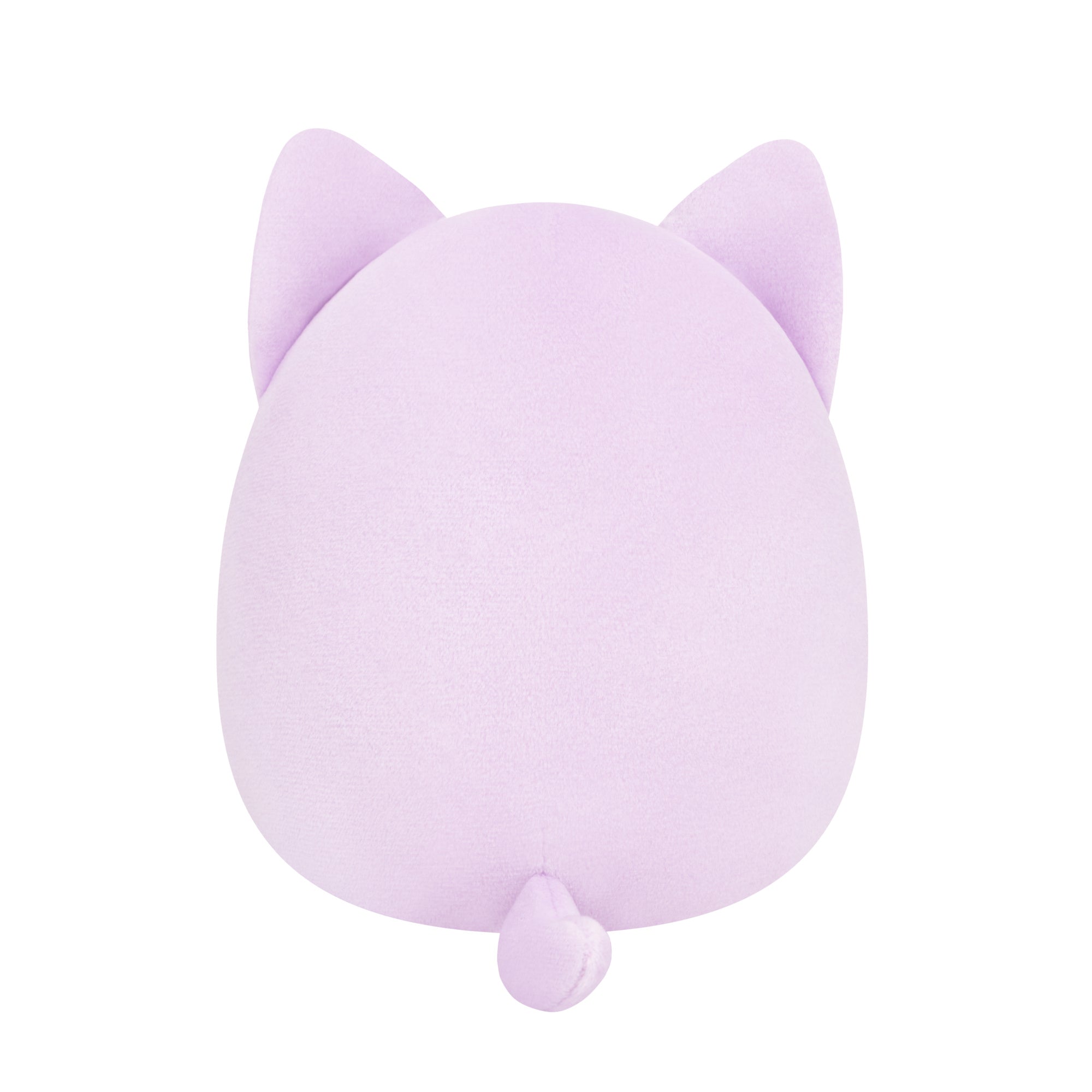8-Inch Mak the Lavender Cat Wrapped with Flower Stems