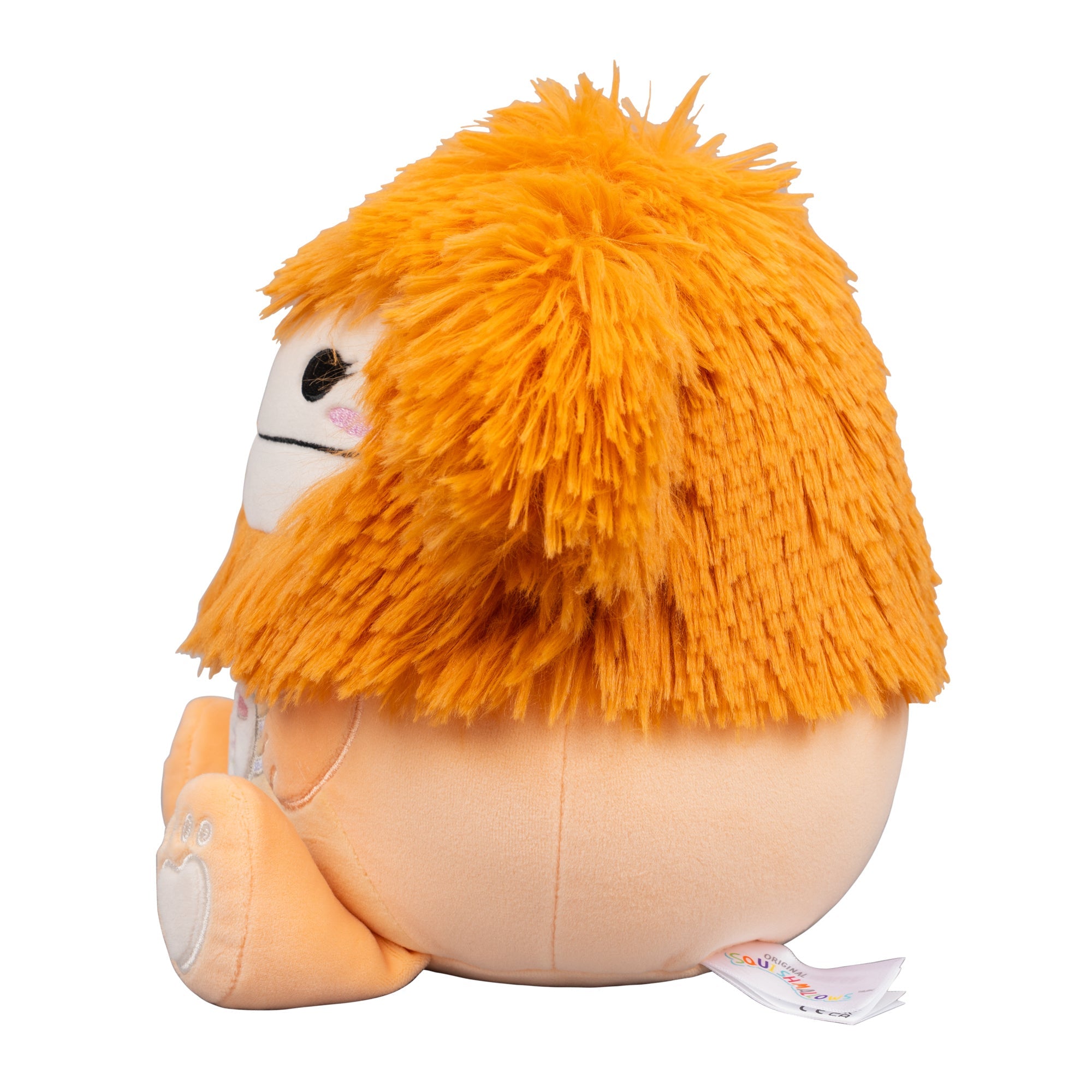 8-Inch Shasta the Peach Bigfoot Holding Teacup