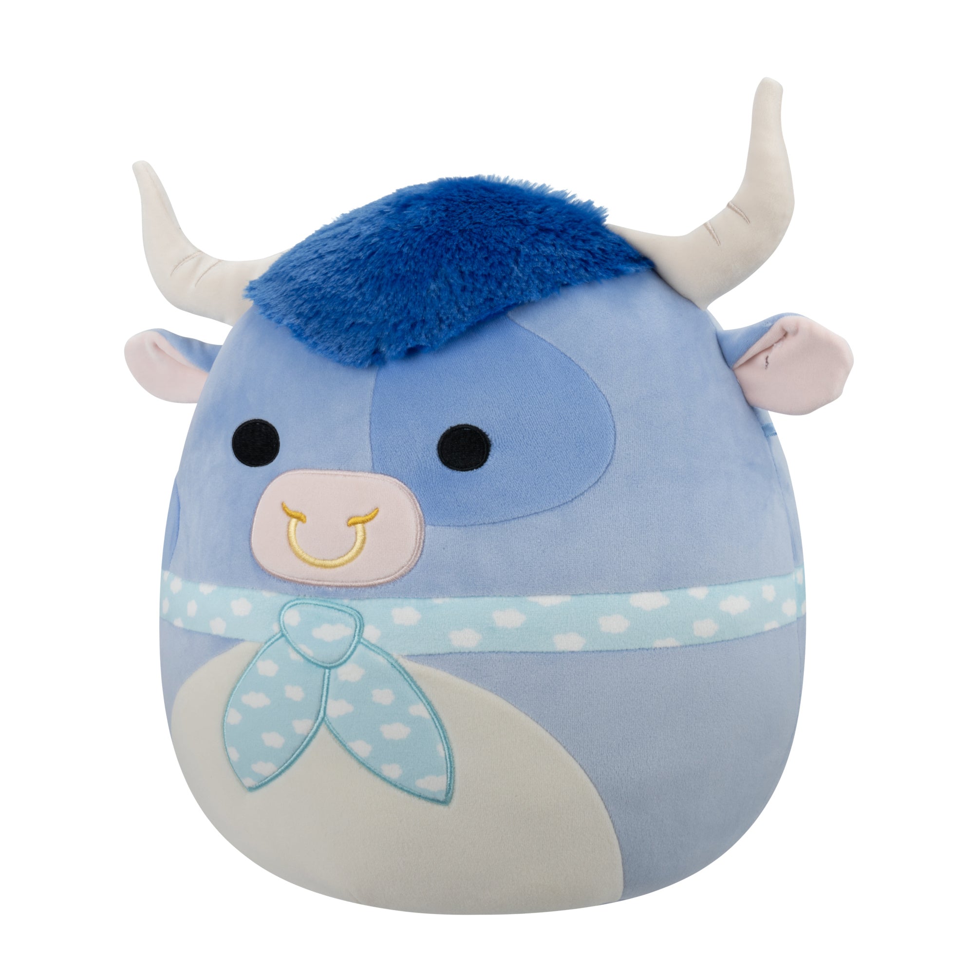 12-Inch Bermayeh the Blue Bull with Ascot