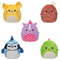 Micromallows 5-Pack - Seanster Stegosaurus, Quayn Hippocampus, Amelia Cheese Mouse, Missy Me Drumstick, Babs Blue Jay
