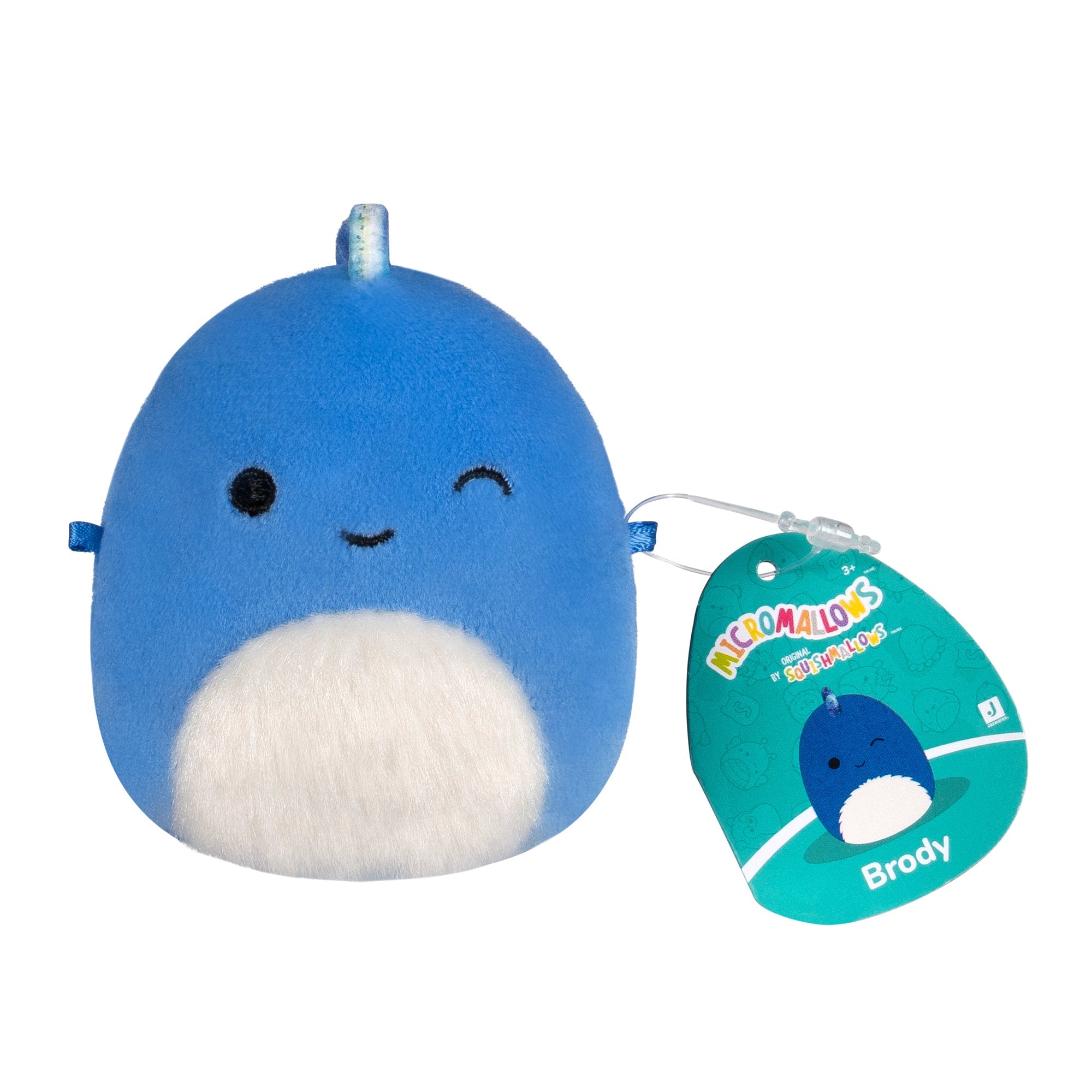 Micromallows 5-Pack - Tew Water Bear, Connor Cow, Plath Love Bird, Brody Dinosaur, Lasla Octopus