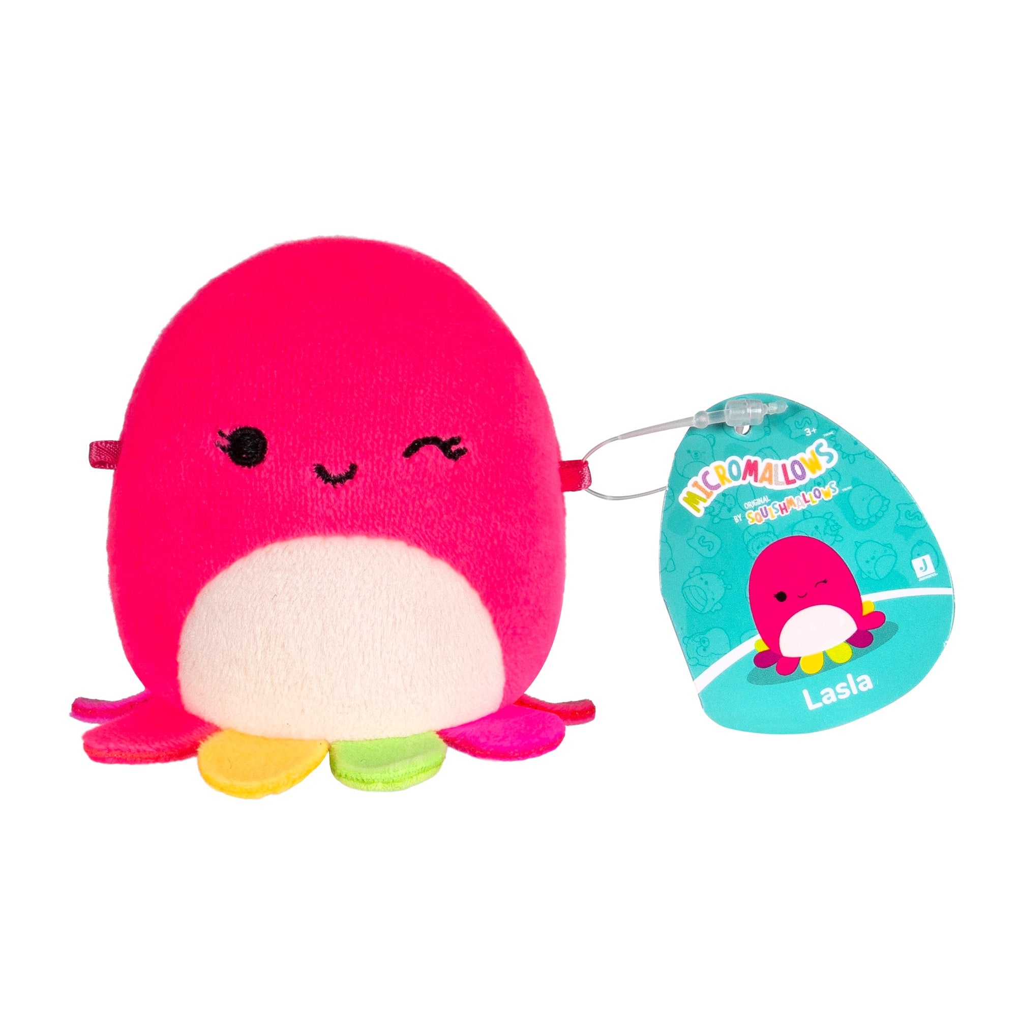 Micromallows 5-Pack - Tew Water Bear, Connor Cow, Plath Love Bird, Brody Dinosaur, Lasla Octopus