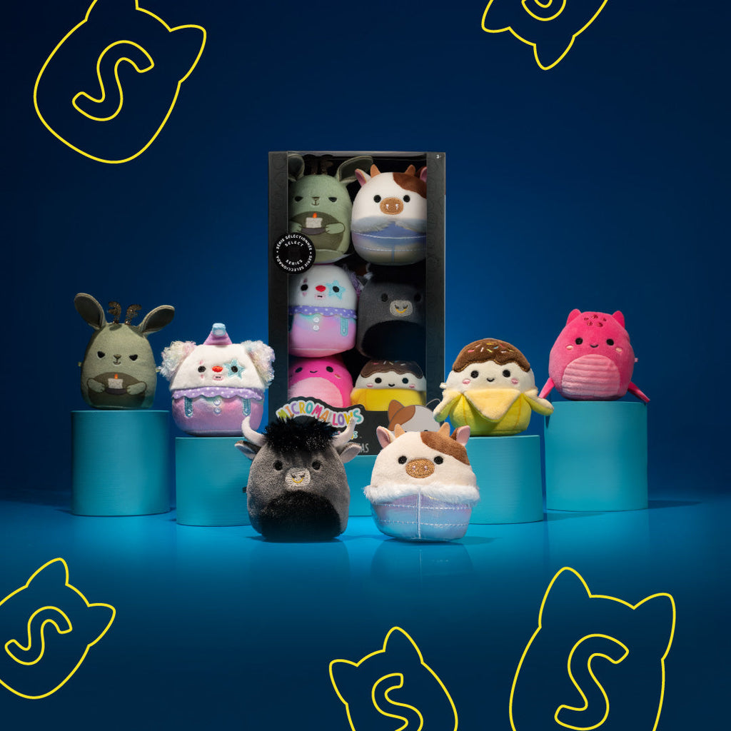 Micromallows Select Series 6-Pack - Ronnie, Junie, X. Axis, Ennis, Martha, Lake