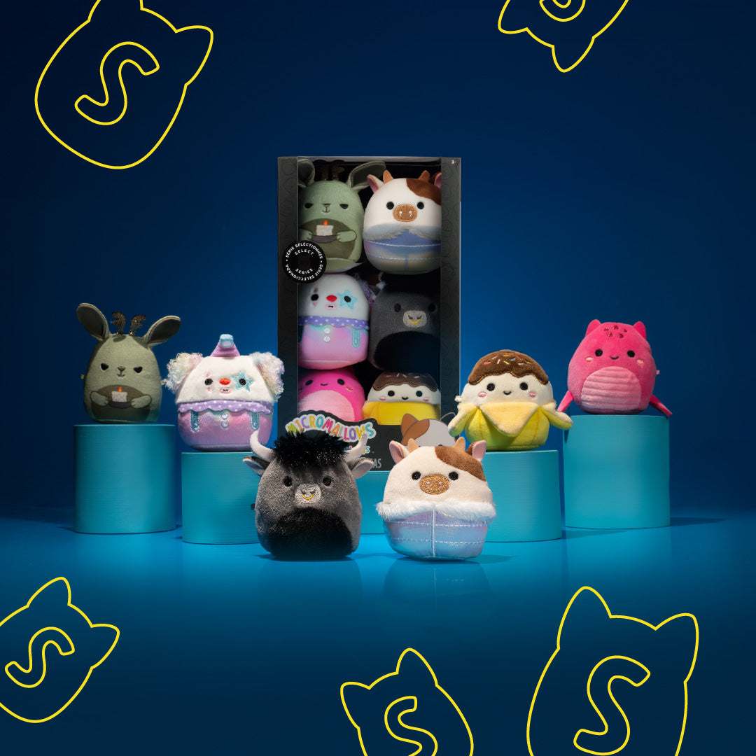 Micromallows Select Series 6-Pack - Ronnie, Junie, X. Axis, Ennis, Martha, Lake