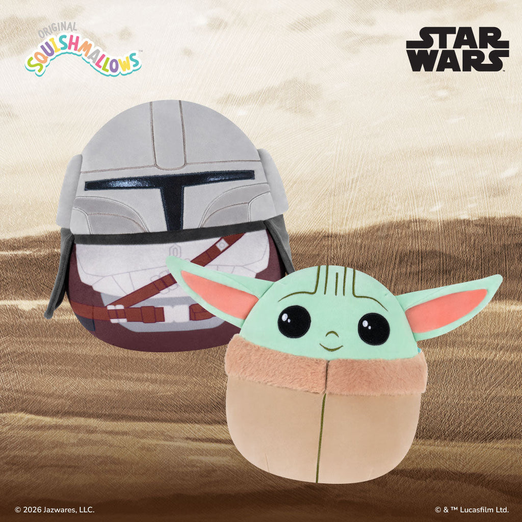 8-Inch Star Wars Mandalorian and Grogu 2-Pack