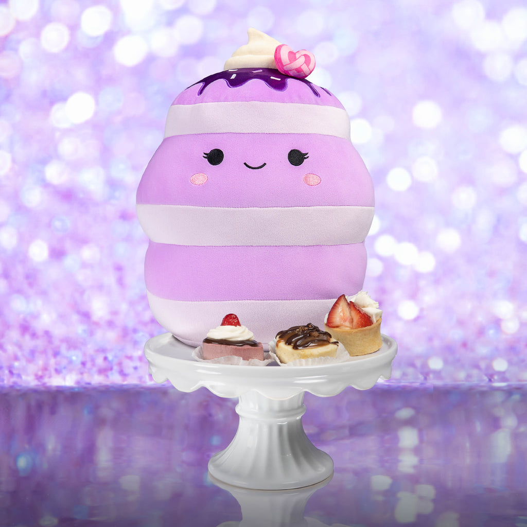 12-Inch Select Series Una the Ube Pancakes with Pink Pretzel