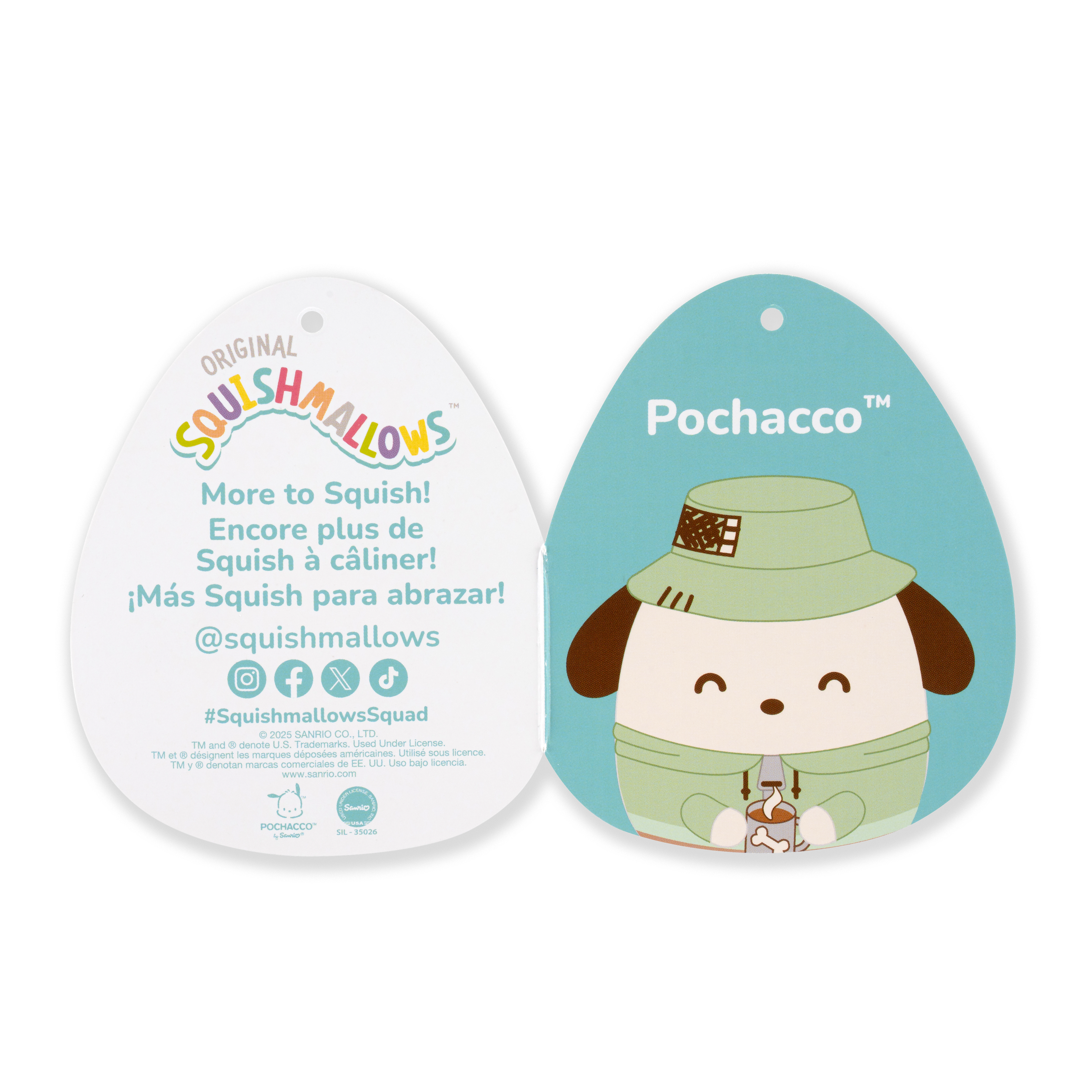 Hello Kitty and Friends 12-Inch Cute Camping Pochacco