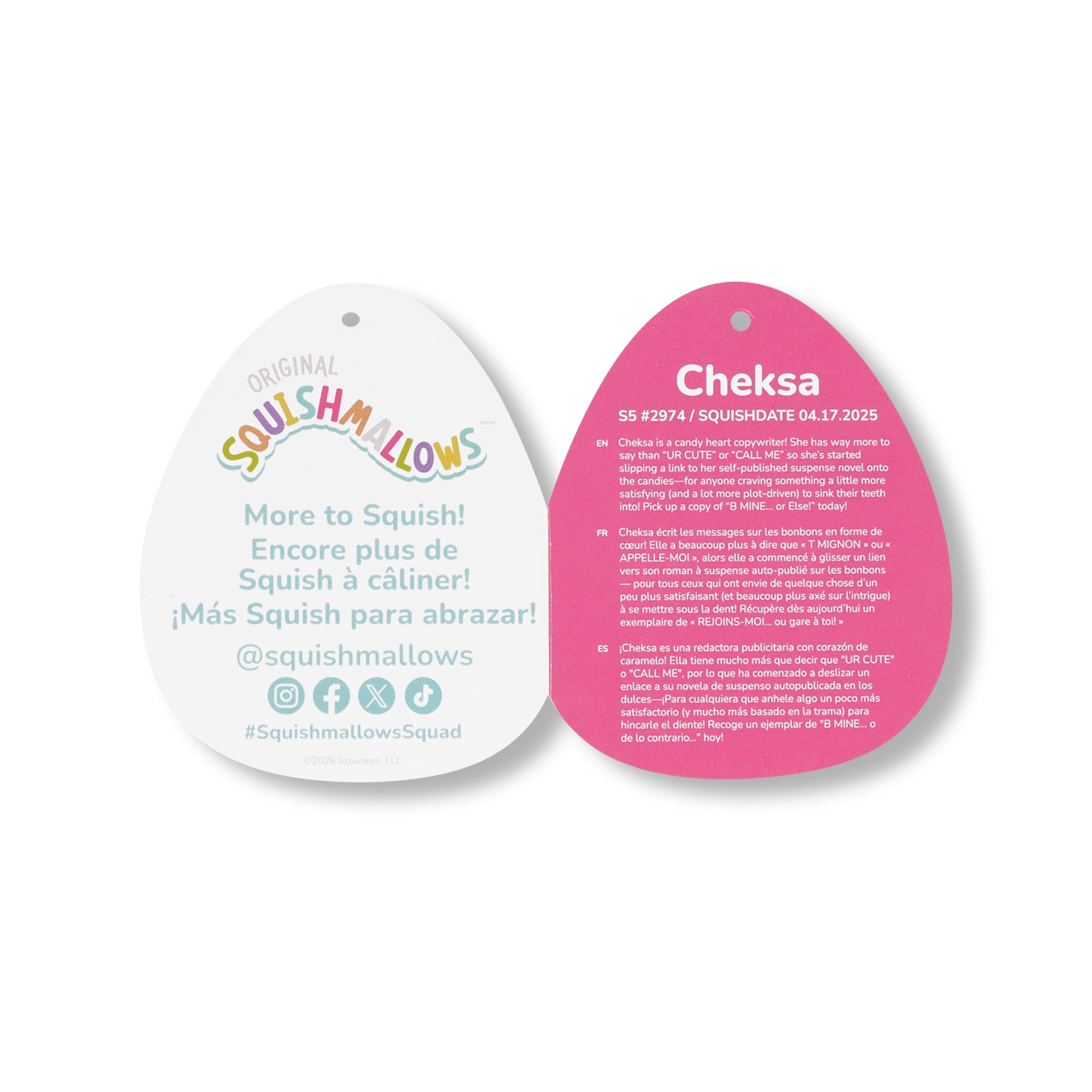 5-Inch Cheksa the Purple Valentine's Day Drink