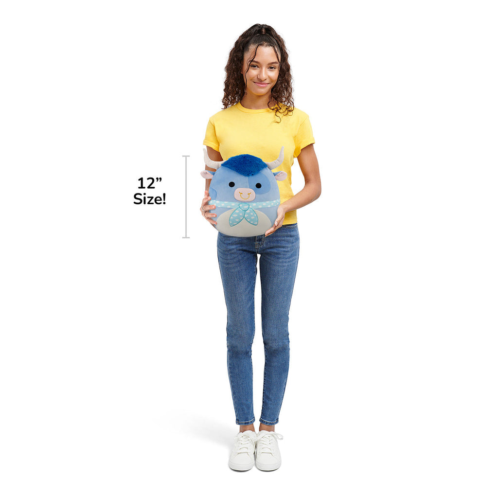 12-Inch Bermayeh the Blue Bull with Ascot