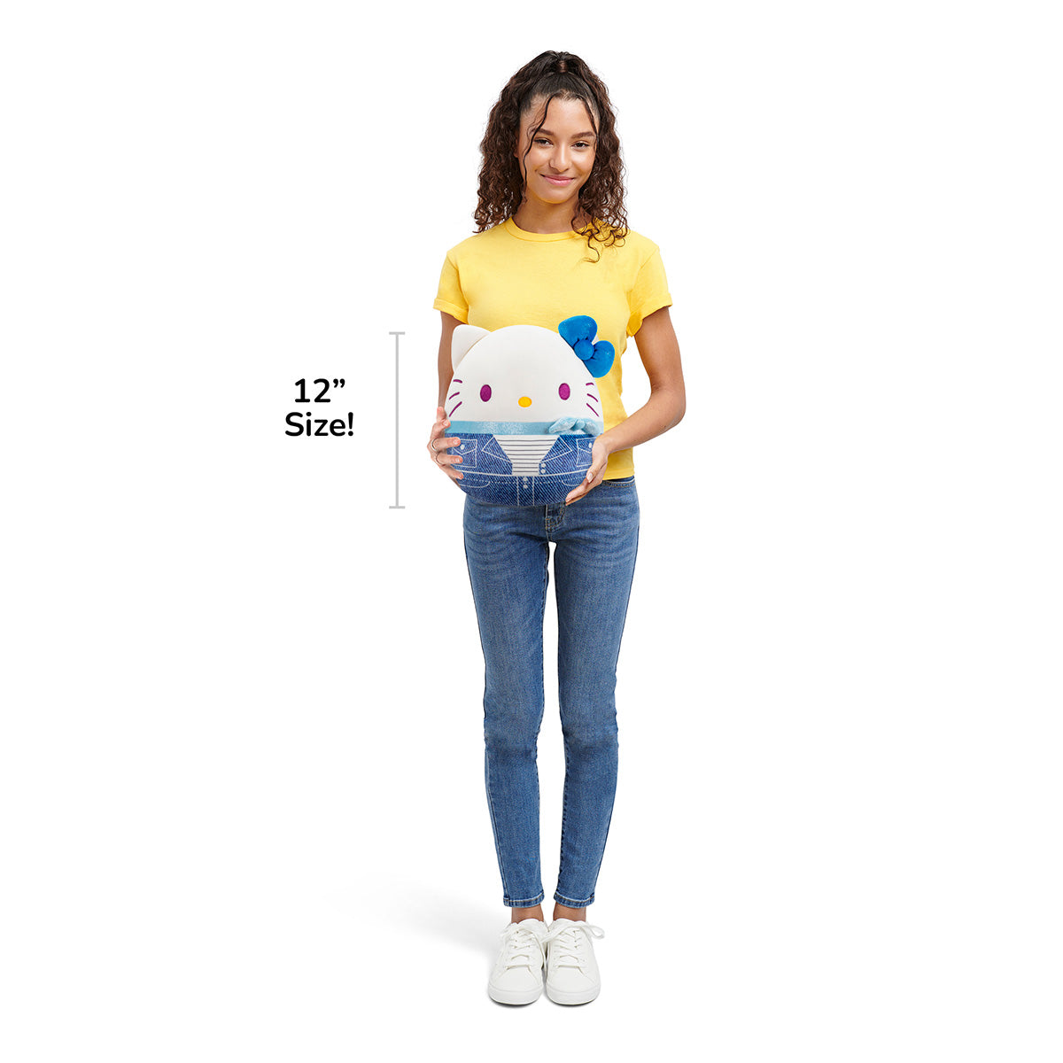 Hello Kitty and Friends 12-Inch Denim Hello Kitty Squishmallows