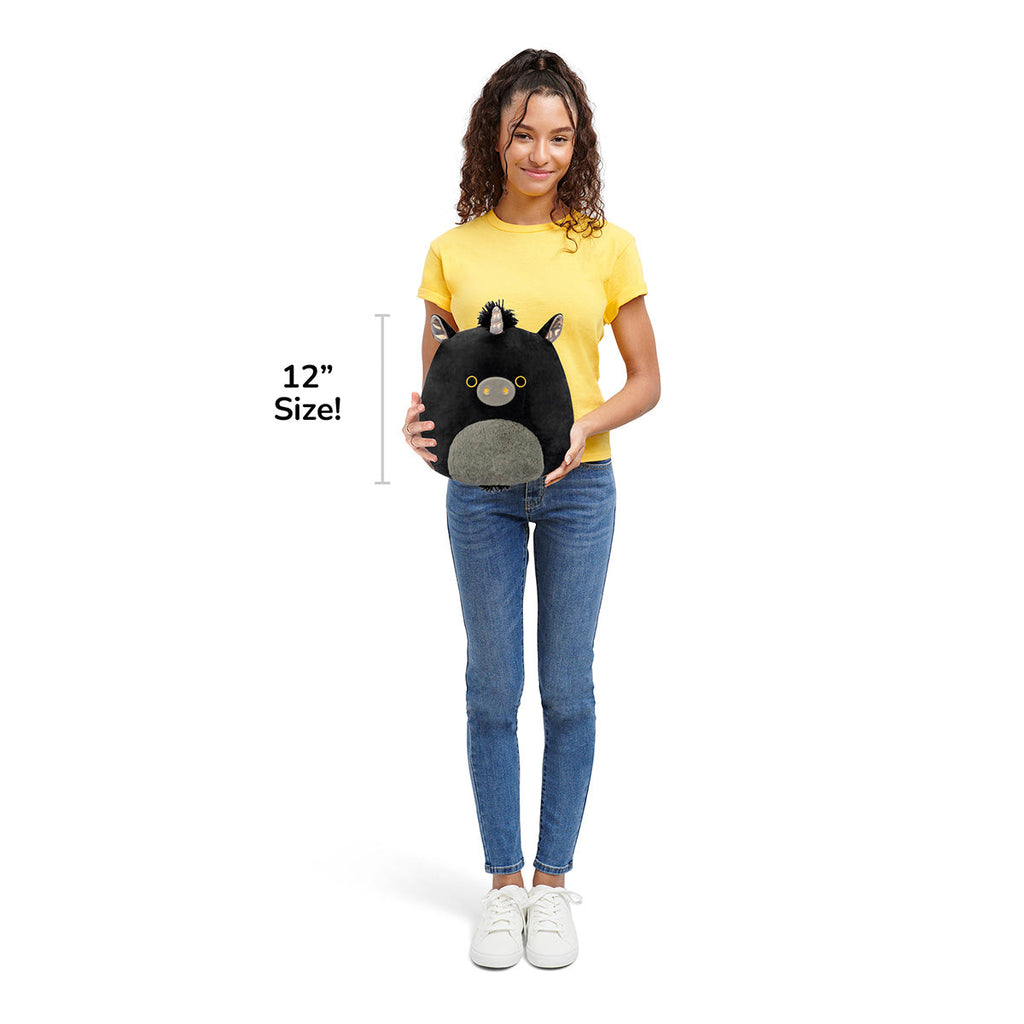 12-Inch Nicolita the Black and Gold Unicorn