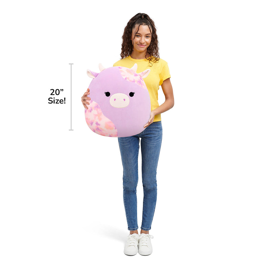 20-Inch Suri the Pink Tie-Dye Cow