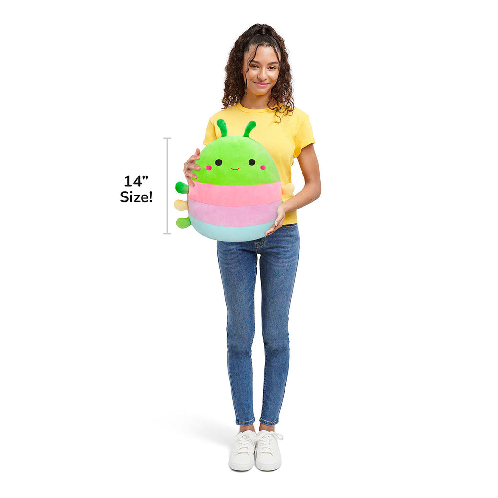 14-Inch Rutabaga the Caterpillar with Multicolored Stripes