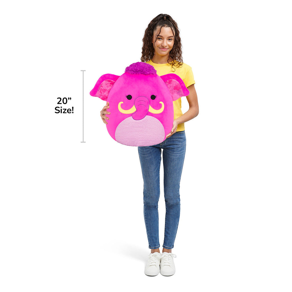 20-Inch Vivi the Bright Hot Pink Woolly Mammoth