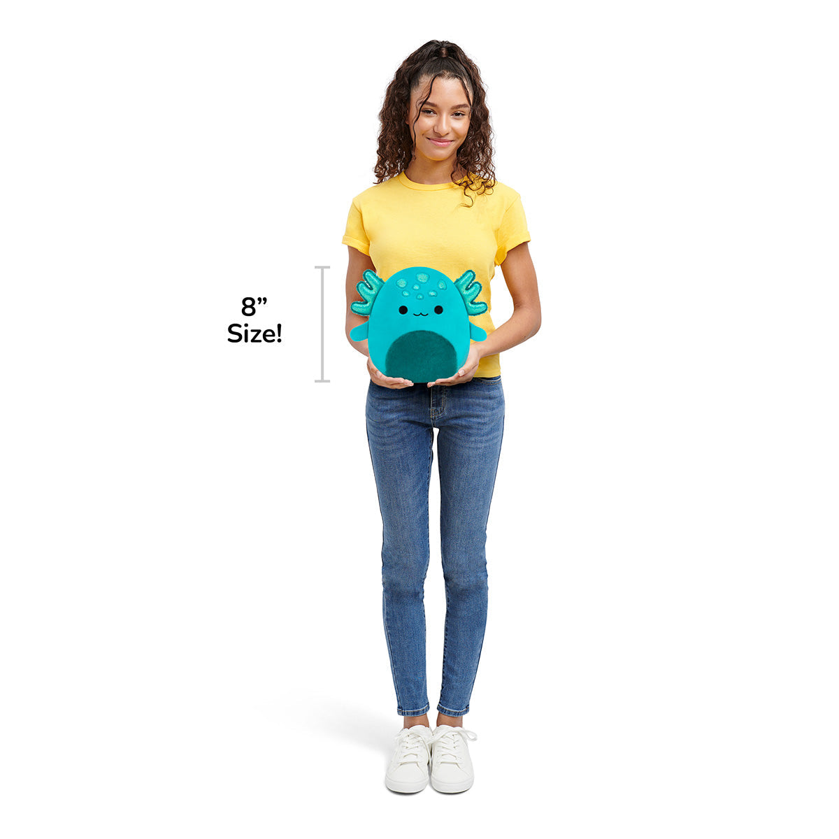 8-Inch Select Series Lawrence the Green Axolotl with Spots