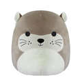 14-Inch Rie Light Brown Otter with Fuzzy Ears