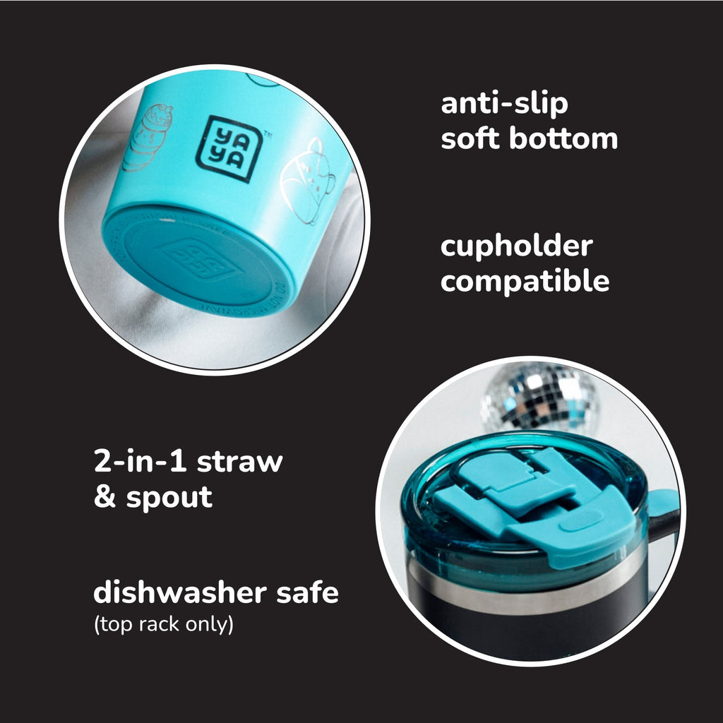 Squishmallows Bling Tumbler with Straw