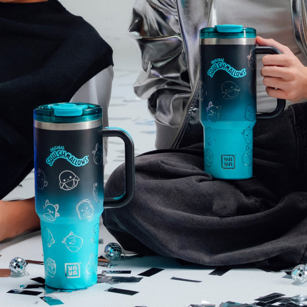 Squishmallows Bling Tumbler with Straw