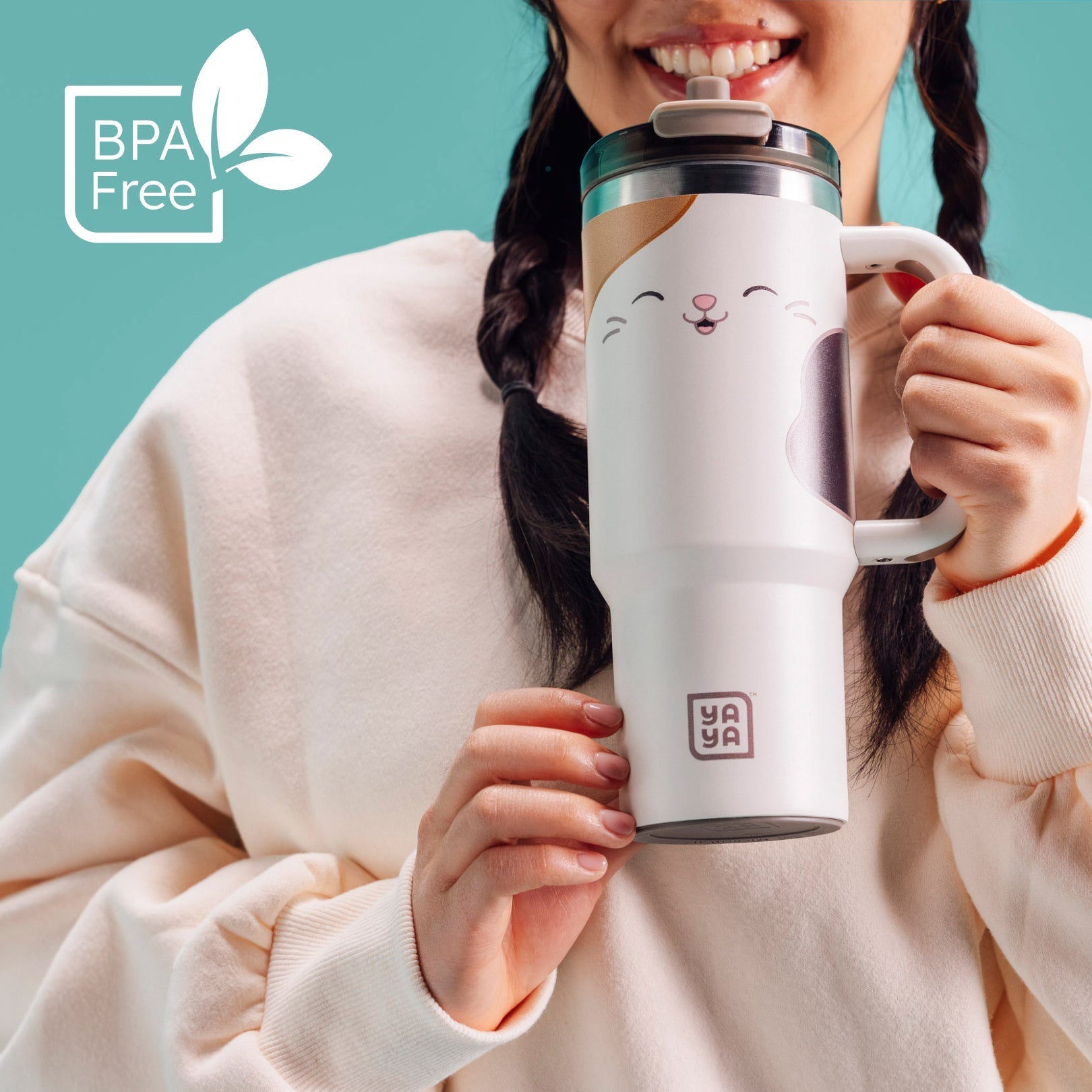 Squishmallows Cam Tumbler with Straw