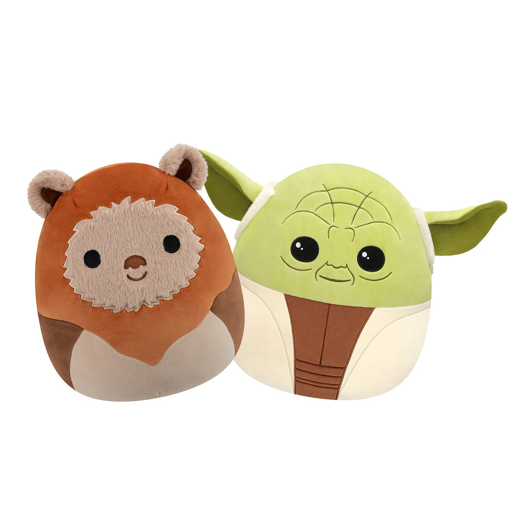 12-Inch Star Wars Yoda and Ewok 2-Pack