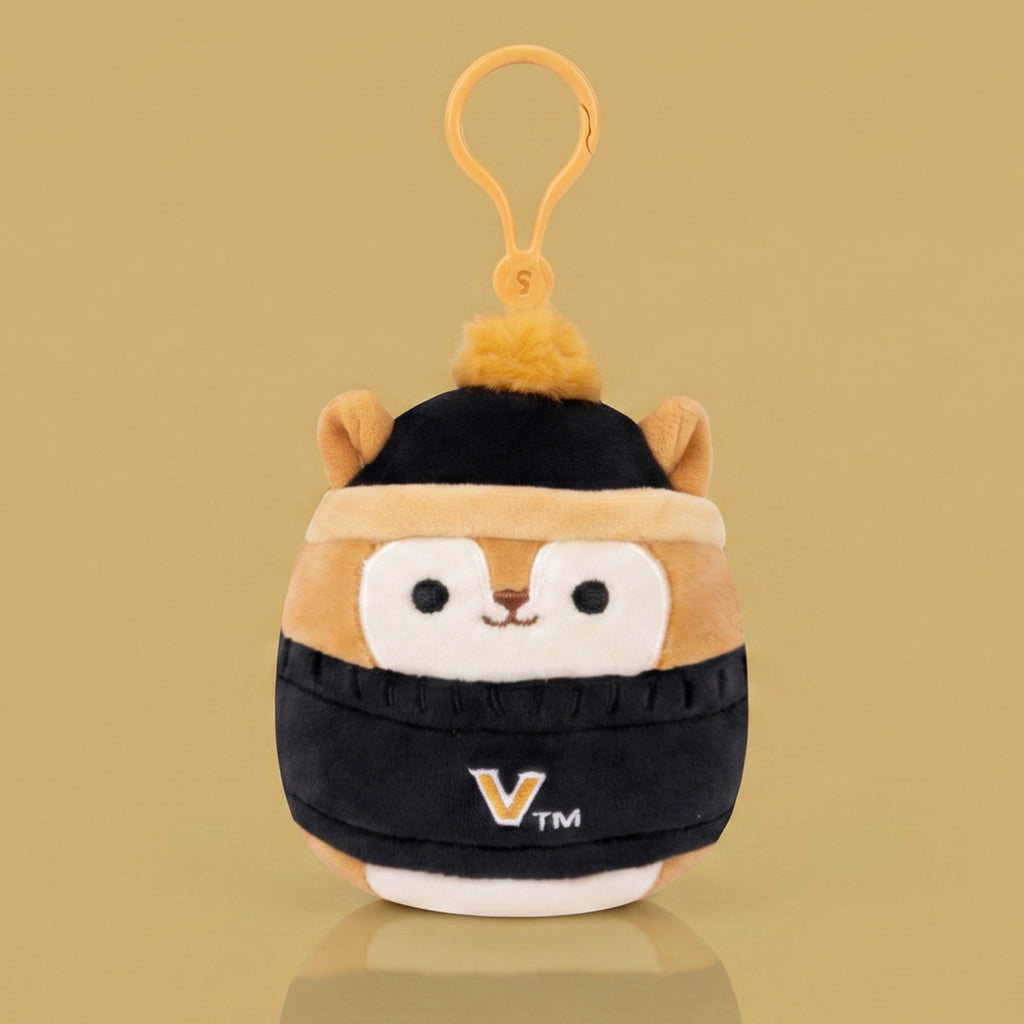 Vanderbilt 3.5-Inch Sawyer the Squirrel Plush Clip